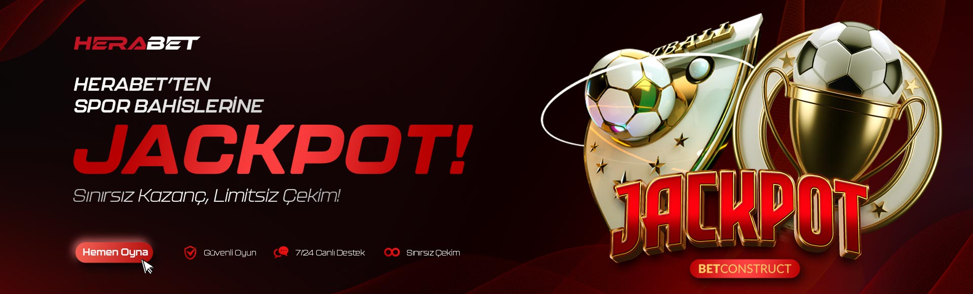 Herabet jackpot ödül kampanyası