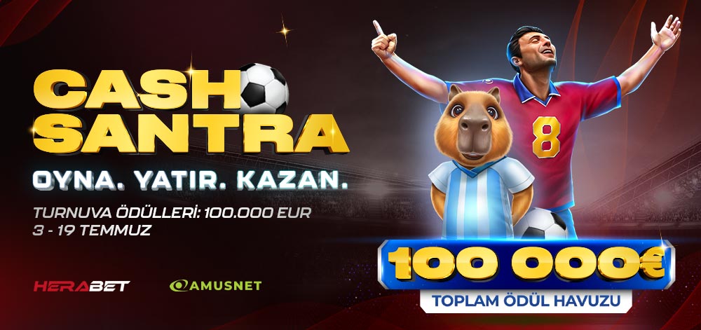 Herabet Cash Santra turnuva ödül havuzu
